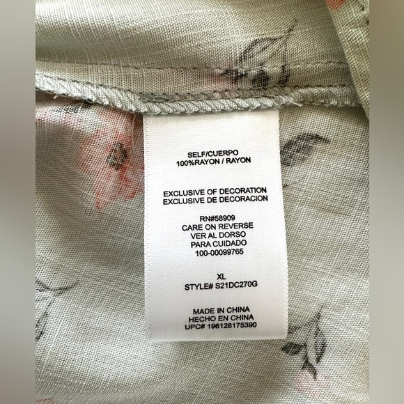 Copper Key NWT Sleeveless sage with pink flower girls dress - 14 - Picture 4 of 4